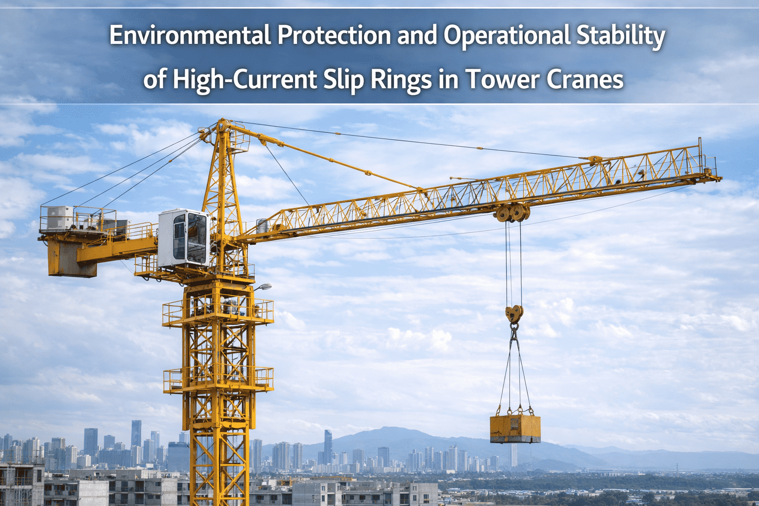 Environmental Protection and Operational Stability of High-Current Slip Rings in Tower Cranes