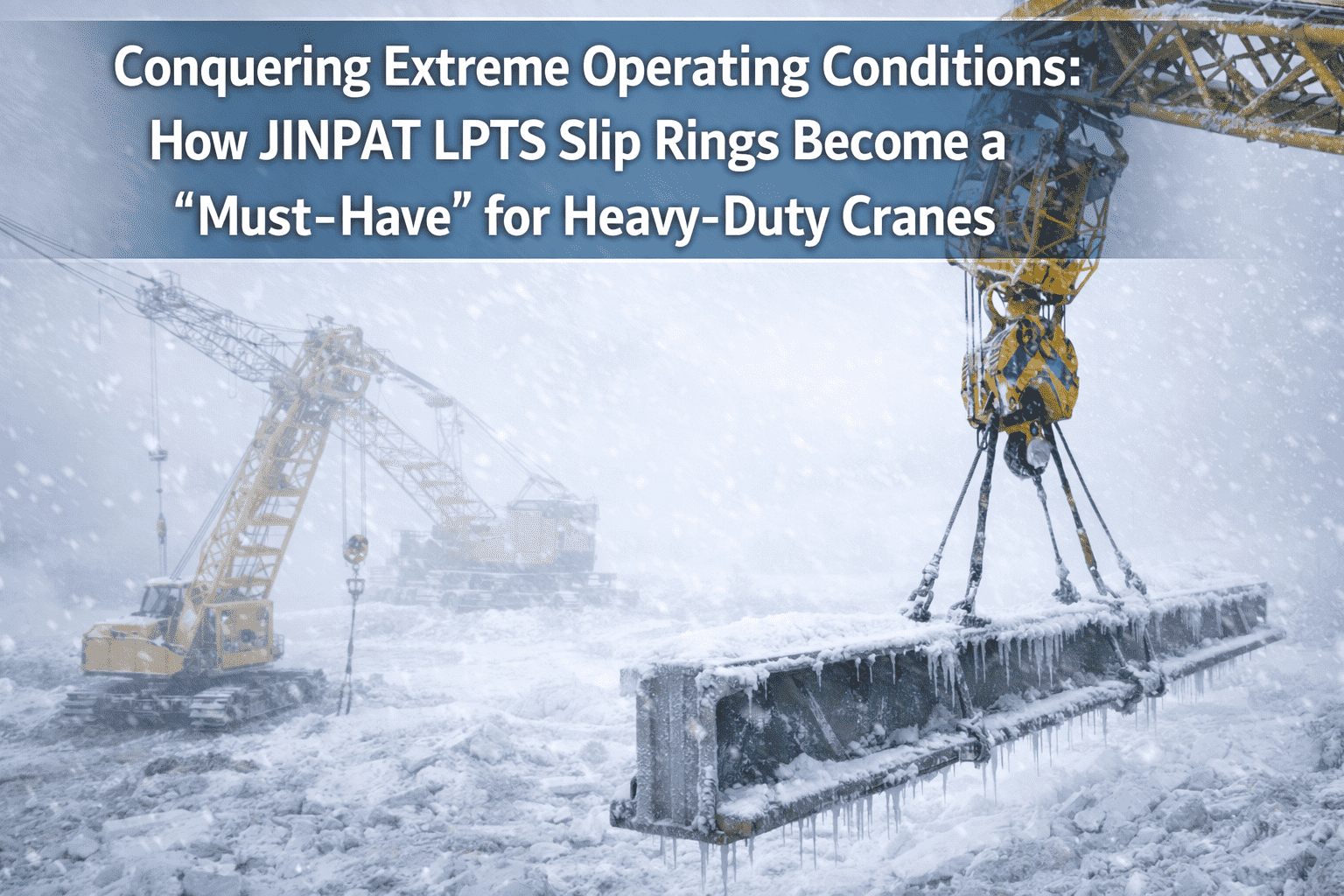 Conquering Extreme Operating Conditions: How JINPAT LPTS Slip Rings Become a "Must-Have" for Heavy-Duty Cranes