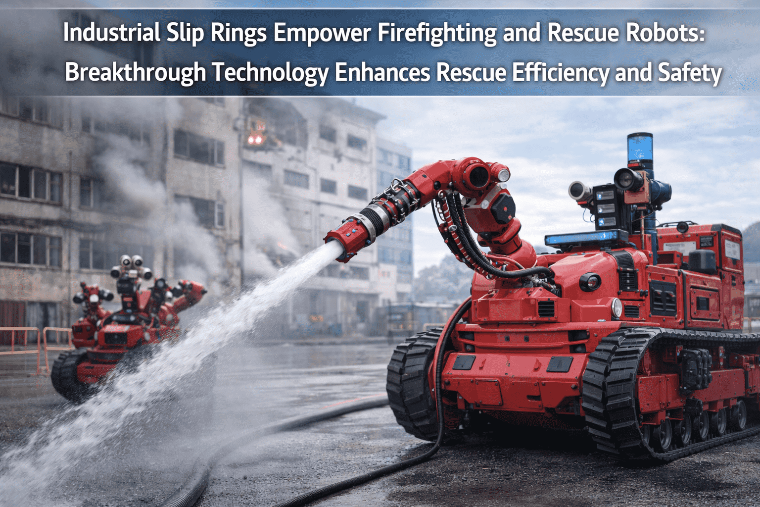 Industrial Slip Rings for Firefighting Robots: Enhancing Rescue Efficiency and Operational Safety